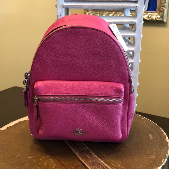 Authentic! NWT! Coach Mini Charlie Backpack - Picture 1 of 5